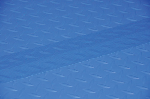 CoverGuard Blue FR Diamond Plate Floor Covernig - Workplace Safety